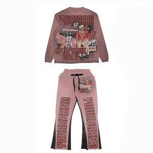 2025 vente en gros nouveau dernier survêtement uni femmes survêtement/survêtements respirants sur mesure Jogging vêtements de rue de haute qualité - Product Image 5