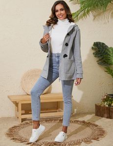 Invierno hombres Sherpa forrado Duffle Toggle Coat Fleece Jacket 100% algodón transpirable de secado rápido - Product Image 3