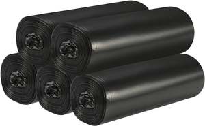 Rollo de cremallera de tamaño personalizado para basura, material reciclado reutilizable para uso industrial doméstico, respetuoso con el medio ambiente, LDPE, al por mayor - Product Image 5