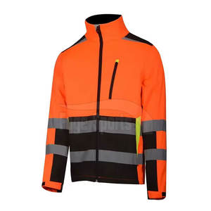 เสื้อแจ็คเก็ตนิรภัยสะท้อนแสงกันน้ำ ระบายอากาศได้ดี ผลิตจากโพลีเอสเตอร์ 100% สำหรับผู้ชาย - ชุดทำงานที่ปรับแต่งได้ - Product Image 5