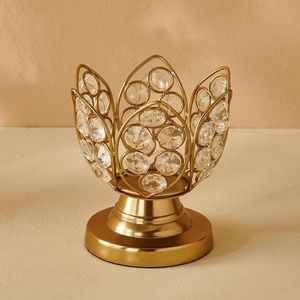 Lotus Votives Metal Iron <b>Candle</b> Holder High Quality Handmade Fancy <b>Candle</b> Mold Christmas Home Decoration Luxury Modern Style - Product Image 1