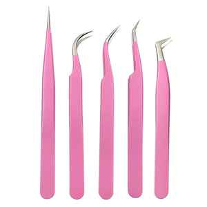 Pinzas de Extensión de Pestañas SEVMEK SURGICAL SS-ET-062 Personalizadas de Acero Inoxidable de 10 mm Antimagnéticas con Punta Afilada y Cola en Forma de Corazón - Product Image 5