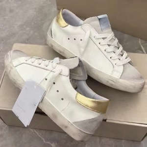 Zapatillas de Diseño Antideslizantes Blancas de Alta Calidad, Cómodas, Estilo Skate, Doradas, para Caminar, a la Moda - Product Image 6