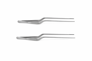 Pinzas de Disección de Bayoneta Médicas de 19 cm y 21 cm de Longitud, Tamaño de Punta de 1 mm y 2 mm - Product Image 2