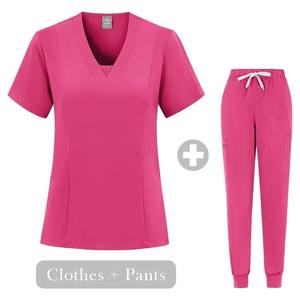 Bata de laboratorio sedosa para hospital de verano, bata de farmacia, abrigo de consulta antiestático, cintura con lengüeta, doble función para hombres y mujeres - Product Image 2