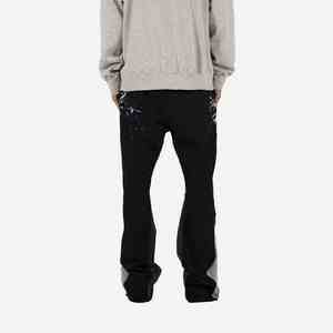 Pantalones de chándal para correr acampanados informales de alta calidad personalizados para hombre, cintura elástica, pantalones de chándal de invierno transpirables de poliéster 100% 2025 - Product Image 4