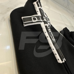 Survêtements à capuche unisexe en molleton de coton épais 440 GSM, coupe évasée, délavés à l'acide, personnalisés par le fabricant, avec impression en relief, grandes tailles - Product Image 2