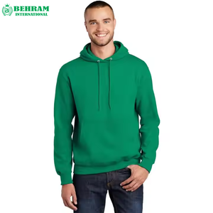 Sweat à capuche streetwear de haute qualité 250g en polaire/coton, coupe classique, décontracté, séchage rapide, respirant, hiver - Product Image 5