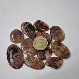Ágata de palo turco Natural de alta calidad, cabujón suelto, piedra preciosa de tamaño libre, lote al por mayor para piedra de fabricación de joyería fina - Product Image 3