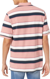 Polo de piqué de algodón ajustado para hombre de alta calidad al por mayor, Polo de hombre con estampado de letras lavadas y diseño personalizado - Product Image 3