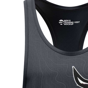 Vente en gros Gilet de gym fitness personnalisé pour hommes 100% débardeur en polyester impression numérique chemise en coton sans manches sport tissu haut - Product Image 2