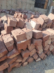 Đá sa thạch đỏ đá cuội công nghiệp kết thúc cổ cắt theo kích thước để sử dụng nhà máy - Product Image 5