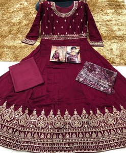Nouvel arrivage de costume de mariage indien pakistanais Salwar Kameez asymétrique de mariée mode asiatique - Product Image 5