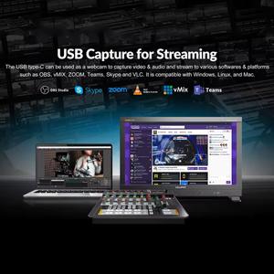 QUALITÉ SUPÉRIEURE SHARKS H4M Commutateur/mélangeur audio et vidéo SDI/HDMI tout-en-un à 4 canaux - Product Image 3