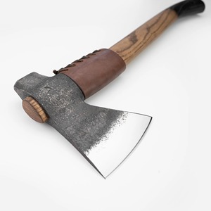 Wholesale Customized Bulk Orders OEM ODM Service Hatchet Carbon Steel Head Viking <b>Axe</b> With Ash Wood Handle Perfect <b>Survival</b> Tool - Product Image 3