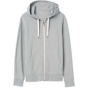 Sweat à capuche zippé pour homme en coton et polyester de haute qualité, respirant et à séchage rapide, personnalisable, vente en gros, unisexe, vêtements d'hiver OEM - Product Image 1