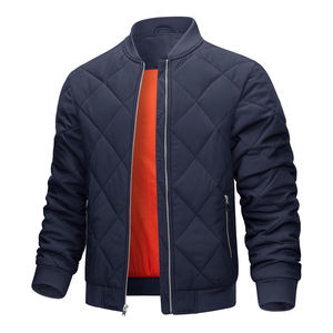 Vestes matelassées OEM de haute qualité pour hommes Vestes matelassées à fermeture éclair complète Vestes matelassées grande taille pour hommes - Product Image 4