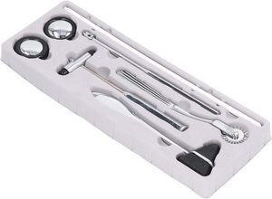 Portable En Acier Inoxydable 5 Pcs Reflex Marteau Cutané Superficiel Multifonctionnel Manuel Instrument Base Instruments Chirurgicaux - Product Image 5