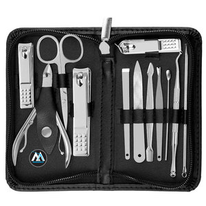 ชุดแต่งเล็บ30-in-1สำหรับผู้หญิงอุปกรณ์ทำเล็บเท้าสีแดงและที่ตัดเล็บเท้าชุดกรรไกรตัดเล็บสแตนเลส - Product Image 6