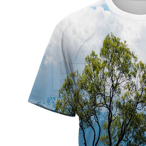 Las Camisetas De Sublimación de color personalizadas para hombres más vendidas, transpirables, 100% poliéster, respetuosas con el medio ambiente, MOQ bajo - Product Image 4