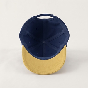 Casquette de baseball 6 panneaux en coton réglable unisexe, vente en gros, logo personnalisé, haute qualité, OEM ODM, faible MOQ, décontractée, bicolore, style Dad Hat - Product Image 5