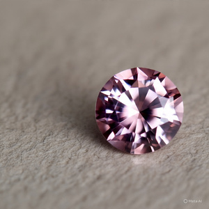 5 Carat Exclusive Round Brilliant Cut Pink <b>Moissanite</b> VVS1 Lab-Grown Fancy <b>Loose</b> Gemstone 11.5mm A. U. Gems for Jewelry - Product Image 5