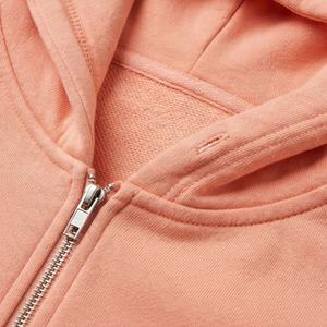 ชุดวอร์มออกกำลังกายผู้หญิงแบบมีซิป ฮู้ดดี้ทรงเข้ารูป เสื้อฮู้ด กางเกงขายาว สำหรับวิ่ง เล่นกีฬา แฟชั่นสตรีท ผ้าฟลีซนุ่ม สวมใส่สบาย - Product Image 4