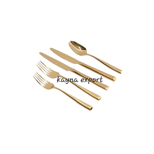 Juego de Cucharas Medidoras de Acero Inoxidable Chapado en Oro Pulido a Espejo, con Mango Corto, Hechas a Mano, de Primera Calidad, Forma de Almendra - Product Image 2