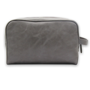 Sac de toilette en cuir vintage pour hommes - Product Image 1