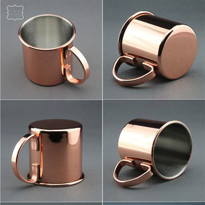 Vente en gros de tasse en cuivre mule de Moscou tasse en métal solide de haute qualité meilleure tasse en cuivre pour mule de Moscou commande minimum 50 pièces - Product Image 5