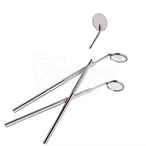 Miroir dentaire en acier inoxydable poli, réflecteur buccal haute définition pour examens buccaux professionnels des dentistes - Product Image 4