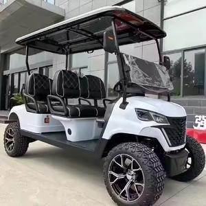 รถกอล์ฟออฟโรด2 4 6ที่นั่งแบบออฟโรดของแท้รถกอล์ฟไฟฟ้า4ตำแหน่ง - Product Image 2