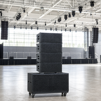 Speaker Line Array DBK Dual 10 Inch Dengan Subwoofer Ganda 18 Inch Untuk Panggung Konser Band