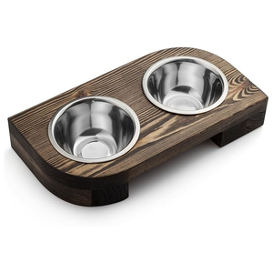 Comedero de madera ecológico de alta calidad para mascotas, comederos elevados al por mayor para mascotas hechos a mano en Vietnam - Product Image 2