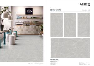 Carreaux de porcelaine émaillée texturée et polie de qualité supérieure, adaptés à la pose sur sols et murs larges, améliorant l'intérieur. - Product Image 3