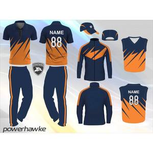 Ropa deportiva de aspecto simple y formal, uniforme de cricket, cuello, Jersey y pantalones, conjunto completo con personalización - Product Image 1