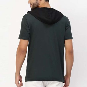 เสื้อฮู้ดออกกำลังกายผู้ชาย พิมพ์ลายดิจิตอล ปักโลโก้ตามสั่ง ผ้าโพลีเอสเตอร์/คอตตอน ราคาพิเศษช่วงฤดูใบไม้ร่วง สีตัดกัน - Product Image 6