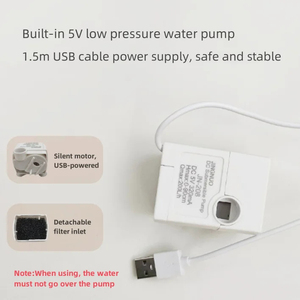 อ่างน้ำนกแก้วแบบอัตโนมัติอ่างล้างหน้าไฟฟ้าแบบหมุนเวียนขนาดใหญ่สำหรับห้องน้ำ - Product Image 5