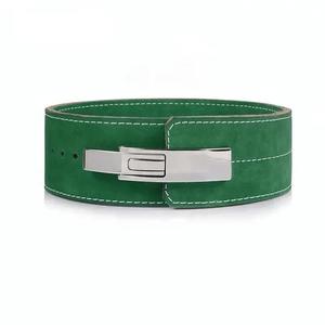 Cinturón de palanca con hebilla pesada de cuero auténtico GAF, logotipo personalizado, entrenamiento físico, gimnasio, cintura trasera, cuero de vaca para levantamiento de pesas - Product Image 2