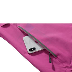 Impermeable para Mujer, Chaqueta Ligera con Capucha para Senderismo, Cortavientos Softshell, Ropa de Abrigo para Viajes, Verde Amarillento - Product Image 4