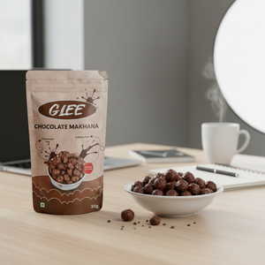 Graines de lotus grillées au chocolat saveur chocolat, sucrées, faibles en gras, sans gluten, riches en protéines et en fibres, sachet de 30g - Product Image 2