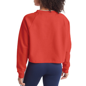 Wholesale Women Sweatshirts Cotton Polyester Blend Loose Fit Long Sleeve Casual <b>Tops</b> Front Customizable for Streetwear Fashion - Product Image 2