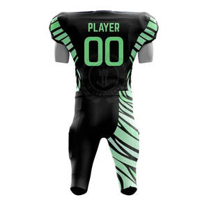 Uniforme de fútbol americano de alta calidad y bajo precio, conjuntos de manga corta transpirables de poliéster 100% - Product Image 2