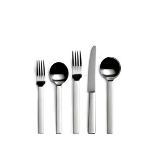 Wholesale 5 Pieces Dinnerware Set Stainless Steel Flatware Set Luxury Crushed Diamond Designer Luxury Cutlery Set in Flatware - Product Image 3