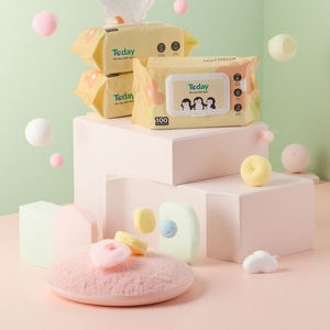 Lingettes humides pour bébés Uniquality, 100 lingettes, sans alcool, non parfumées, pour bébés et adultes - Product Image 4