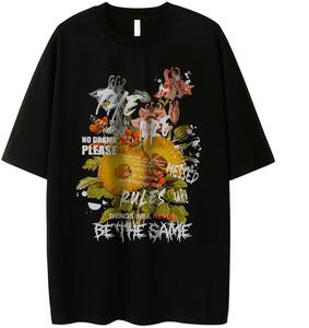 Servicio OEM, Secado Rápido, 100% Algodón, Transpirable, Ecológico, Camiseta Deportiva Informal de Verano, Holgada, con Estampado Gráfico, Unisex - Product Image 5