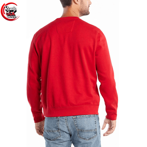 Sudaderas de forro polar de algodón 100% grueso con logotipo personalizado bordado, diseño liso con corte para la temporada de invierno, estilo informal, venta al por mayor - Product Image 2