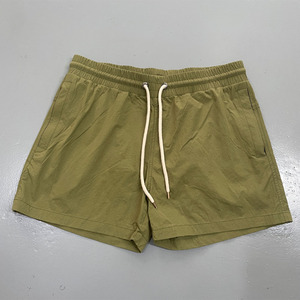 Pantalones cortos deportivos de verano informales para hombre, pantalones cortos elásticos transpirables de secado rápido, 100% poliéster, cintura media, talla grande, ecológicos - Product Image 2