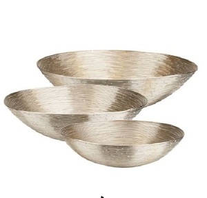 Bol en métal de luxe personnalisé, finition écologique verte, ensemble de vaisselle et d'assiettes pour servir des desserts et des chocolats, sûr et élégant - Product Image 6