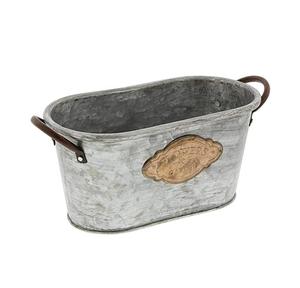 Jardinière en métal décorative artisanale Design inspirant antique vintage Qualité durable pour décor de mariage élégant de jardin à la maison - Product Image 3